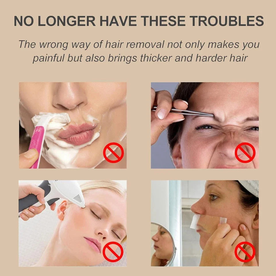 Coconut Oil Facial Hair Removal Cream